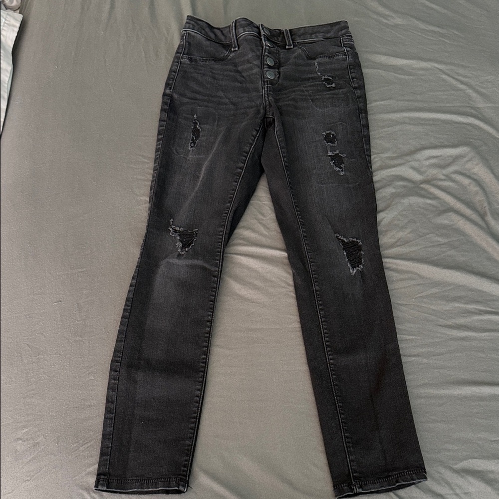 SO Kids Distressed Black Jeans